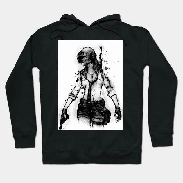 Pubg girl Hoodie by Durro